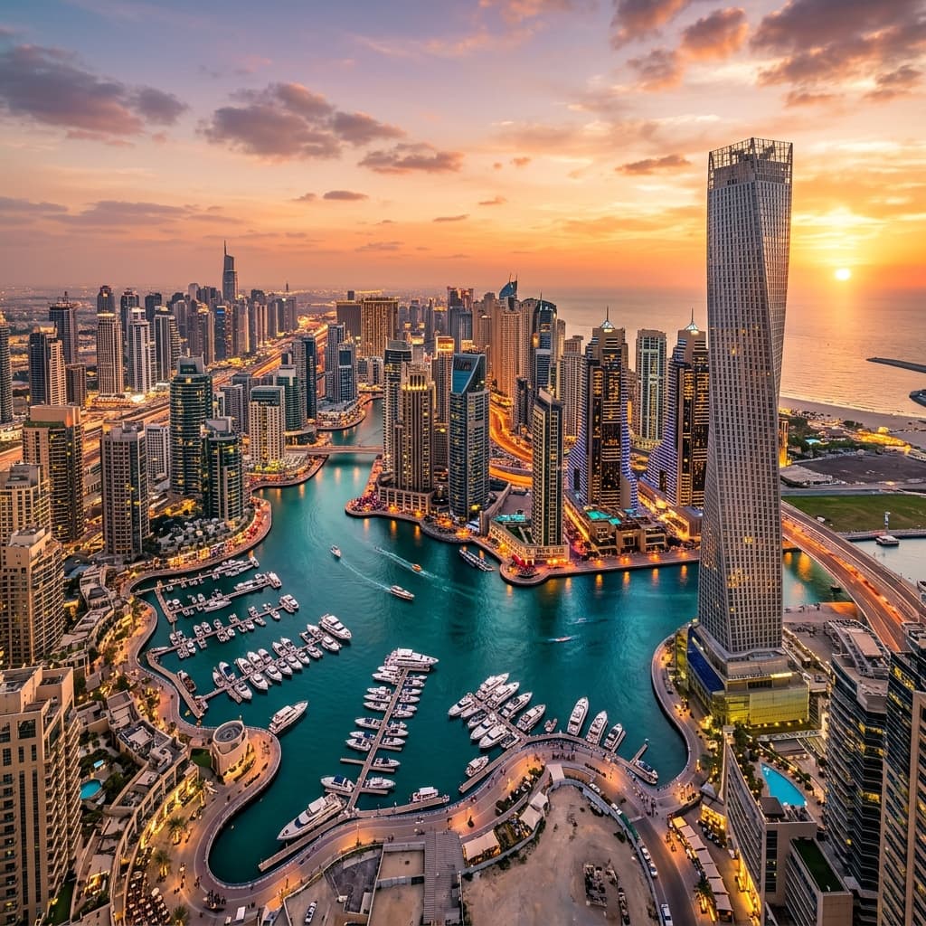 Dubai Marina Skyline